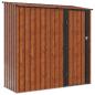 Preview: Gartenhütten Braun 203 x 85,5 x 200 cm Metall