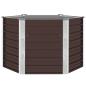 Preview: Garten-Hochbeet Braun 129 x 129 x 77 cm Verzinkter Stahl