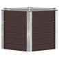 Preview: Garten-Hochbeet Braun 129 x 129 x 77 cm Verzinkter Stahl