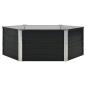Preview: Hochbeet Anthrazit 129 x 129 x 45 cm Verzinkter Stahl