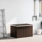 Preview: Garten-Aufbewahrungsbox Braun 109 x 67 x 65 cm