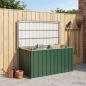Preview: ARDEBO.de - Garten-Aufbewahrungsbox Grün 129 x 67 x 65 cm