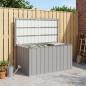 Preview: ARDEBO.de - Gartenbox Grau 129x67x65 cm