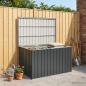 Preview: ARDEBO.de - Gartenbox Anthrazit 149x99x93 cm