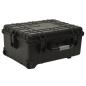 Preview: ARDEBO.de - Flugkoffer mit Rollen Schwarz 58x45x27 cm PP