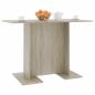 Preview: Esstisch Sonoma-Eiche 110x60x75 cm Holzwerkstoff
