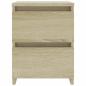 Preview: Nachttische 2 Stk. Sonoma-Eiche 30x30x40 cm Holzwerkstoff