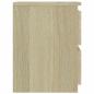 Preview: Nachttische 2 Stk. Sonoma-Eiche 30x30x40 cm Holzwerkstoff