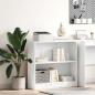 Preview: ARDEBO.de - Bücherregal Weiß 80x24x75 cm Holzwerkstoff