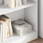 Preview: Bücherregal Weiß 80x24x75 cm Holzwerkstoff