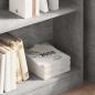 Preview: Bücherregal Betongrau 80x24x75 cm Holzwerkstoff