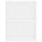 Preview: B?cherregal 2 F?cher Wei? 60x30x76,5 cm Holzwerkstoff