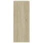 Preview: Bücherregal Sonoma-Eiche 80x30x76,5 cm Holzwerkstoff