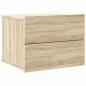 Preview: Nachttisch Sonoma-Eiche 40x30x30 cm Holzwerkstoff