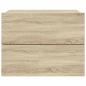 Preview: Nachttisch Sonoma-Eiche 40x30x30 cm Holzwerkstoff