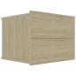 Preview: Nachttische 2 Stk. Sonoma-Eiche 40x30x30 cm Holzwerkstoff