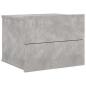 Preview: Nachttisch Betongrau 40x30x30 cm Holzwerkstoff