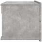 Preview: Nachttisch Betongrau 40x30x30 cm Holzwerkstoff