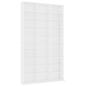 Preview: CD-Schrank Weiß 102x23x177,5 cm Holzwerkstoff