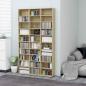 Preview: ARDEBO.de - CD-Schrank Sonoma-Eiche 102x23x177,5 cm Holzwerkstoff