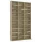 Preview: CD-Schrank Sonoma-Eiche 102x23x177,5 cm Holzwerkstoff