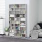 Preview: ARDEBO.de - CD-Schrank Betongrau 102x16x177,5 cm Holzwerkstoff