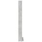 Preview: CD-Schrank Betongrau 102x16x177,5 cm Holzwerkstoff