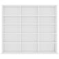 Preview: CD-Regal Weiß 100x23x89,5 cm Holzwerkstoff