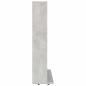 Preview: CD-Regal Betongrau 100x23x89,5 cm Holzwerkstoff