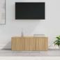 Preview: ARDEBO.de - TV-Schrank Sonoma-Eiche 80x34x30 cm Holzwerkstoff