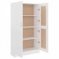 Preview: Bücherschrank Weiß 82,5x30,5x150 cm Holzwerkstoff