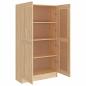 Preview: B?cherregal Sonoma-Eiche 82,5x30,5x150 cm Holzwerkstoff
