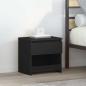 Preview: ARDEBO.de - Nachttische 2 Stk. Schwarz 40x30x39 cm Holzwerkstoff