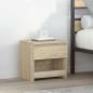 Preview: ARDEBO.de - Nachttische 2 Stk. Sonoma-Eiche 40x30x39 cm Holzwerkstoff