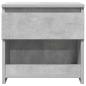 Preview: Nachttische 2 Stk. Betongrau 40x30x39 cm Holzwerkstoff
