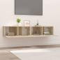 Preview: TV-Schränke 2 Stk. Sonoma-Eiche 80x30x30 cm Holzwerkstoff