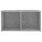 Preview: TV-Schrank Betongrau 72x35x36,5 cm Holzwerkstoff