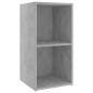 Preview: TV-Schrank Betongrau 72x35x36,5 cm Holzwerkstoff