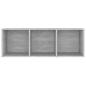 Preview: TV-Schrank Betongrau 107x35x37 cm Holzwerkstoff