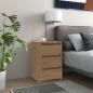 Preview: ARDEBO.de - Nachttisch Sonoma-Eiche 40x35x62,5 cm Holzwerkstoff
