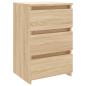 Preview: Nachttisch Sonoma-Eiche 40x35x62,5 cm Holzwerkstoff