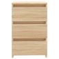 Preview: Nachttisch Sonoma-Eiche 40x35x62,5 cm Holzwerkstoff