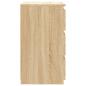 Preview: Nachttisch Sonoma-Eiche 40x35x62,5 cm Holzwerkstoff