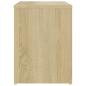 Preview: Nachttisch Sonoma-Eiche 40x30x40 cm Holzwerkstoff