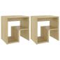 Preview: Nachttische 2 Stk. Sonoma-Eiche 40x30x40 cm Holzwerkstoff