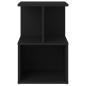 Preview: Nachttische 2 Stk. Schwarz 35x35x55 cm Holzwerkstoff