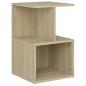 Preview: Nachttisch Sonoma-Eiche 35x35x55 cm Holzwerkstoff