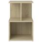 Preview: Nachttische 2 Stk. Sonoma-Eiche 35x35x55 cm Holzwerkstoff