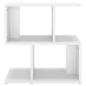 Preview: Nachttisch Wei? 50x30x51,5 cm Holzwerkstoff