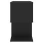Preview: Nachttische 2 Stk. Schwarz 50x30x51,5 cm Holzwerkstoff